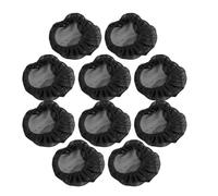 GRIRIW Redes para Moños de Ballet Negras Elásticas 10 Piezas para Bailarinas y Gimnastas Malla Invisible Cómoda y Resistente para Peinados de Danza