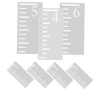 GRIRIW Regla De Crecimiento Para Pared Plantilla De Plástico Medir Estatura Decoración Rusticana