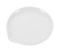 GRIRIW Reposacucharas de Cerámica Blanca Soporte para Utensilios de Cocina Resistente y Elegante para Decoración de Mesas y Almacenamiento de Cubiertos Restaurantes y