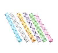 GRIRIW Set de 6 Rollos de Cinta Washi Japonesa a Cuadros Cinta de Papel Adhesiva de 3 CM X 3 M para Manualidades Scrapbooking Decoración y Diarios Surtido de Colores Planificación