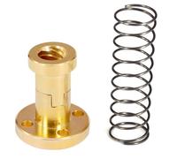 GRIRIW sin Doblado T8 Kit de 2 Tornillos de Avance de Acero Inoxidable con Tuercas de Cobre Metal Resistente para Impresora 3d Adecuado para Uso en Hogar y Tienda