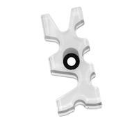 GRIRIW Soporte Acrílico para Taco de Billar Profesional con Cabeza Puente Posiciones Ligero y Transparente para Varillas de Pool y Snooker Compatible con Accesorios de Billar