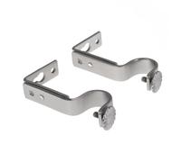 GRIRIW Soporte Ajustable para Barra De Cortina 18-22 Mm De Cobre Níquel Arenado Resistente para Montaje, Compatible Estilos Vintage, Juego De 2 Unidades Adecuado para Decoración De Interiores