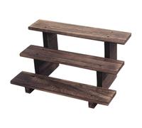 GRIRIW Soporte De Exhibición De Figuras De Madera Estante Organizador De Muñecos Estante De Plantas Suculentas De Rack Decorativo para Arte y Almacenamiento