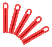 GRIRIW Soporte para Taco de Billar para Almacenamiento y Exhibición Resistente al Desgaste 5 Piezas Colgador para Guardar Tacos de Billar de Goma Roja Montaje en Pared y Pool Stick