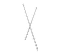 GRIRIW Sunshade y Tira de la Barra Varita de Barra Ciego inalámbrica de Cortina para Ventana Pole de Sombra de Ventana Inoxidable Plata