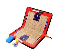 GRIRIW Tablero Magnético de Estrategia para Baloncesto Superficie de Pvc, Ligero y Fácil de Limpiar, Adecuado para Entrenadores y Equipos en Partidos y Entrenamientos