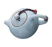 GRIRIW Tetera de Porcelana Diseño de Grieta Hielo Tetera de Cerámica Estilo Chino para Té Kung Fu y Uso Hogar Resistente al Calor y Fácil de Limpiar Color Rosa Azul Jade