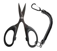 GRIRIW Tijeras para Pesca Línea Trenzada, Cortador De Hilo De Pescar De Titanio, Tijeras Pequeñas Portátiles para Equipo De Pesca Al Aire Libre, Uso Diario y Multifuncional