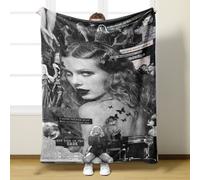 (Gris, 100 x 150 cm/39,37 x 59,06 pulgadas) Alfombra estampada Alison Swift Taylor, elegante, retro, sofisticada