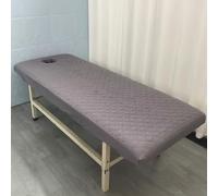 Gris,60x180cm/1.9x5.9ft,Cubierta De Cama De Masaje Con Orificio De La Cara,Sábanas De Cama De Masaje Elásticas Envoltura Masaje Cubierta Lavable Adecuada Para La Cama De Belleza