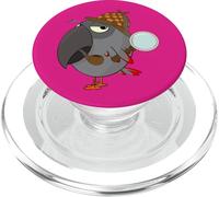 Gris Africano Parrot Funny Detective PopSockets PopGrip para MagSafe
