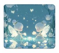 Gris Alfombrilla Ratón Pequeño 260x220x3mm, Alfombrilla Escritorio con Bordes Cosidos, Gaming Mouse Pad Puede Mejorar la Velocidad y la Precisión, Mousepad para Accesorios Gaming, Elfos T-2050