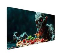 Gris Alfombrilla Ratón XXL 1200 x 600 mm Zom lfombrilla Escritorio con Bordes cosidos Mouse Pad Impermeable, Antideslizante Protector Escritorio Accesorios Gaming, para PC, Oficina, Juegos x779
