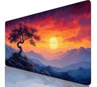 Gris Alfombrilla Ratón XXL 700x300x3mm Mouse Pad Grande Gaming Nube Alfombrilla Escritorio con Base Antideslizante, Protector Escritorio, Resiste Salpicaduras, Mousepad para Oficina y Familia Y8-722