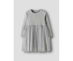 Gris Brillante Vestido