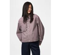 Gris Chaqueta Vaquera L