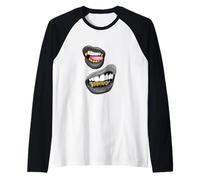 Gris Color Talk That-x2 Gris Gráfico Camiseta Manga Raglan