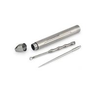 (gris como se muestra) 1 Sellos de titanio Botella Accesorios clave Porta palillos de dientes Cuchara para los