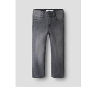 Gris Corte Slim Jeans
