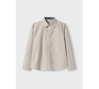 Gris De Algodón Camisa