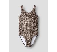 NAME IT Traje de baño 'NKFZANIMAL' marrón oscuro 122-128 marrón oscuro