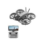 ,Gris,General 1 Power,D26 Mini Drone 4K, Guardia Completa de hélices, Lente eléctrica de 180°, Doble cámara, WiFi FPV, Retorno con un Solo botón, Regalo de cumpleaños o Vacaciones