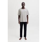 Gris Hombres Cotton Conjunto De Ropa De Descanso Liso XXL EU