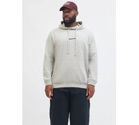 Gris Hombres Cotton/In/Conversion/Cotton/Recycled/Polyester Plus Size Sudadera Con Capucha EU6XL US4XL EU