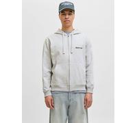 Gris Hombres Cotton/In/Conversion/Cotton/Recycled/Polyester Sudadera Con Cremallera M EU