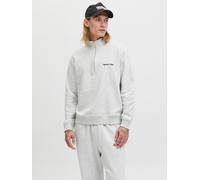 Gris Hombres Cotton/In/Conversion/Cotton/Recycled/Polyester Sudadera Con Media Cremallera XS EU