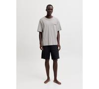 Gris Hombres Cotton Paquete De 2 Conjunto De Ropa De Descanso Liso L EU