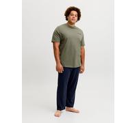 Gris Hombres Cotton Plus Size Conjunto De Ropa De Descanso EU4XL US2XL EU
