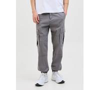 Gris Hombres Cotton/Recycled/Cotton/Elastane Pantalones Cargo Corte Relaxed 27/32 EU