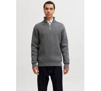 Gris Hombres Cotton/Wool/Nylon Rdd Jersey Con Cremallera M EU