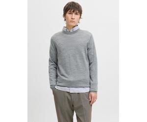 Gris Hombres Merino/Wool Jersey De Punto S EU