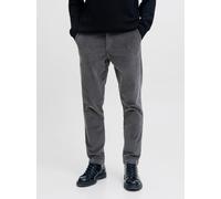 Gris Hombres Organic/Cotton/Elastane Pantalones Chinos Corte Tapered 38/32 EU