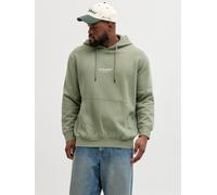 Gris Hombres Organic/Cotton/Organic/Cotton/Recycled/Polyester Plus Size Sudadera Con Capucha Estampado EU5XL US3XL EU