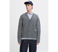 Gris Hombres Organic/Cotton/Recycled/Polyester/Acrylic/Elastane Cárdigan De Punto S EU