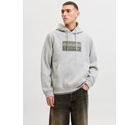 Gris Hombres Organic/Cotton/Recycled/Polyester Sudadera Con Capucha Logotipo S EU