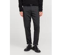 Gris Hombres Polyester/Viscose/Elastane Pantalones Clásicos Corte Slim 29/34 EU