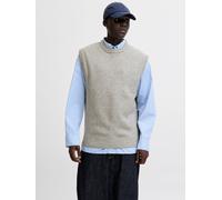 Gris Hombres Recycled/Polyester/Acrylic/Wool/Elastane Chaleco XL EU
