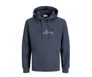 Gris Hombres Recycled/Polyester/Cotton Plus Size Sudadera Con Capucha EU5XL US3XL EU