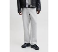 Gris Hombres Recycled/Polyester/Viscose/Elastane Pantalones De Pernera Ancha Corte Loose L EU