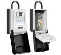 Gris impermeable al aire libre seguro alta seguridad contra martillo observado intrusión construcción de metal permanente gris llavero