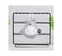 (Gris) Llavero de peluche de Mi vecino Totoro, colgante para bolso, personaje de dibujos animados, regalo