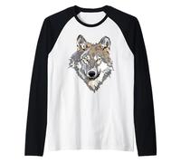 Gris Lobo Camisa Lobos Pack Lovers Regalo Camiseta Manga Raglan