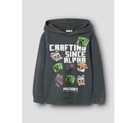 Gris Minecraft Sudadera Con Capucha