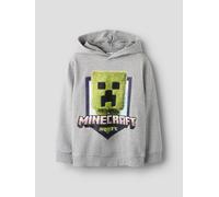 Gris Minecraft Sudadera Con Capucha