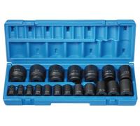 Gris neum-tico GY1719 1/2 "Drive 19 Piezas 12 Punto de longitud est-ndar Set fraccional